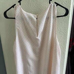 Loft sleeveless swing dress